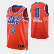 Unisex Oklahoma City Thunder Chet Holmgren Nike Orange Statement Edition Swingman Jersey