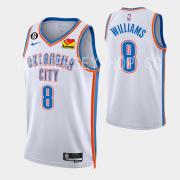 Unisex Oklahoma City Thunder Chet Holmgren Nike White Association Edition Swingman Jersey