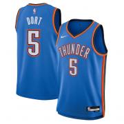 Unisex Oklahoma City Thunder Luguentz Dort Nike Blue Icon Edition Swingman Jersey