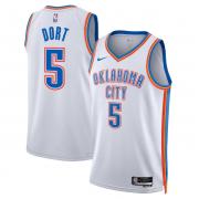 Unisex Oklahoma City Thunder Luguentz Dort Nike White Association Edition Swingman Jersey