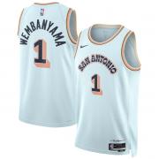 Unisex San Antonio Spurs Victor Wembanyama Nike Light Blue City Edition Swingman Jersey