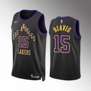 Unisex Los Angeles Lakers Austin Reaves Nike Black City Edition Swingman Jersey