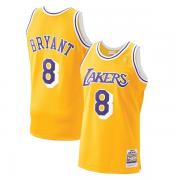 Men's Los Angeles Lakers Kobe Bryant Mitchell & Ness Gold 1996-97 Galaxy Swingman Jersey