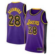 Unisex Los Angeles Lakers Rui Hachimura Jordan Purple Statement Edition Swingman Jersey