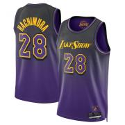 Unisex Los Angeles Lakers Rui Hachimura Nike Purple 2024 City Edition Swingman Jersey