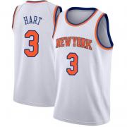 Youth New York Knicks Josh Hart Nike White Association Edition Swingman Jersey