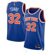 Youth New York Knicks Karl-Anthony Towns Nike Royal Icon Edition Swingman Jersey
