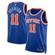 Youth New York Knicks Jalen Brunson Nike Royal Icon Edition Swingman Jersey