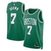 Youth Boston Celtics Jaylen Brown Nike Green Icon Edition Swingman Jersey
