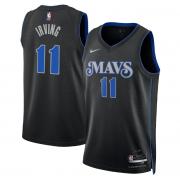 Youth Dallas Mavericks Kyrie Irving Nike Black 2023 City Edition Swingman Jersey