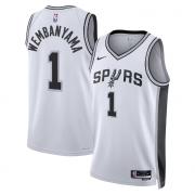 Youth San Antonio Spurs Victor Wembanyama Nike White Association Edition Swingman Jersey