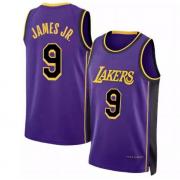 Unisex Los Angeles Lakers Bronny James Jr. Jordan Purple Statement Edition Swingman Jersey