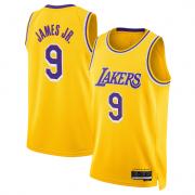 Unisex Los Angeles Lakers Bronny James Jr. Nike Gold Icon Edition Swingman Jersey