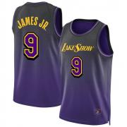 Unisex Los Angeles Lakers Bronny James Jr. Nike Purple 2024 City Edition Swingman Jersey