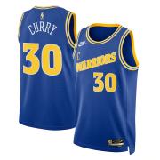 Youth Golden State Warriors Stephen Curry Nike Royal Classic Edition Swingman Jersey