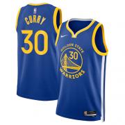 Youth Golden State Warriors Stephen Curry Nike Royal Icon Edition Swingman Jersey