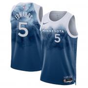 Youth Minnesota Timberwolves Anthony Edwards Nike Blue 2023 City Edition Swingman Jersey