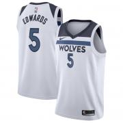 Youth Minnesota Timberwolves Anthony Edwards Nike White Association Edition Swingman Jersey
