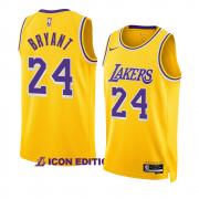 Youth Los Angeles Lakers Kobe Bryant Nike Yellow Icon Edition Swingman Jersey