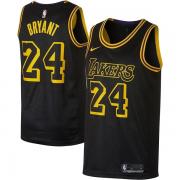 Youth Los Angeles Lakers Kobe Bryant NO.24 Nike Black Mamba City Edition Swingman Jersey