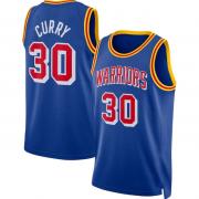 Unisex Golden State Warriors Stephen Curry Nike Blue Classic Edition Swingman Jersey