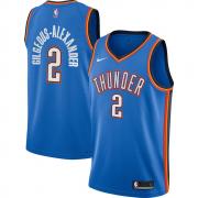 Youth Oklahoma City Thunder Shai Gilgeous-Alexander Nike Blue Icon Edition Swingman Jersey