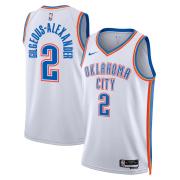 Youth Oklahoma City Thunder Shai Gilgeous-Alexander Nike White Association Edition Swingman Jersey