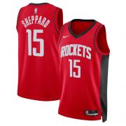 Unisex Houston Rockets Reed Sheppard Nike Red Icon Edition Swingman Jersey