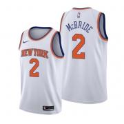 Unisex New York Knicks Miles McBride Nike White Association Edition Swingman Jersey