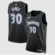 Unisex Minnesota Timberwolves Julius Randle Nike Black Swingman Jersey - Classic Edition