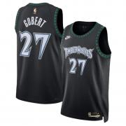 Unisex Minnesota Timberwolves Rudy Gobert Nike Black Swingman Jersey - Classic Edition