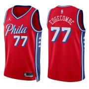 Unisex Philadelphia 76ers V. J. Edgecombe Nike Red Statement Edition Swingman Jersey