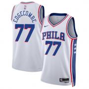 Unisex Philadelphia 76ers V. J. Edgecombe Nike White Association Edition Swingman Jersey