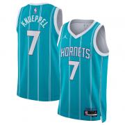 Unisex Charlotte Hornets Kon Knueppel Jordan Brand Teal Icon Edition Swingman Player Jersey