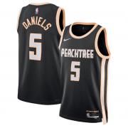 Unisex Atlanta Hawks Dyson Daniels Nike Black 2025-26 City Edition Swingman Player Jersey