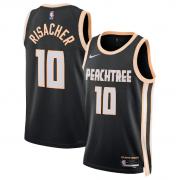Unisex Atlanta Hawks Zaccharie Risacher Nike Black 2025-26 City Edition Swingman Player Jersey
