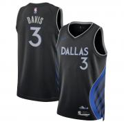 Unisex Dallas Mavericks Anthony Davis Nike Black 2025-26 City Edition Swingman Jersey