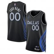 Unisex Dallas Mavericks Custom Nike Black 2025-26 City Edition Swingman Jersey